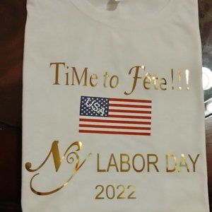 USA - New Labor Day T-Shirt (Women) American Flag Patriotic T-shirt